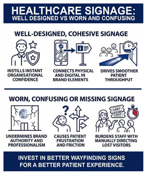 An infographic on cohesive signage.